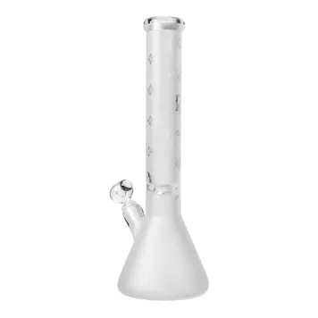 Photo of 15" Heavy 7mm Beaker Bong Sandblasted Frosted, by Diamond Glass