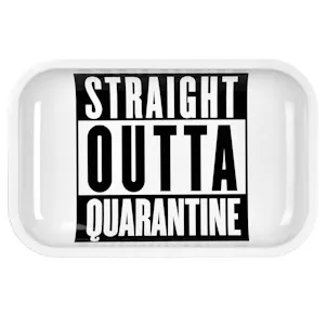 Photo of Pulsar “Straight Outta Quarantine” Metal Rolling Tray (11” x 7”)