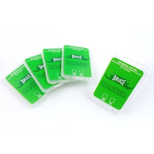 Photo of 25 Bruce Banner Green Strain Shatter Packs Wax MMJ Packaging by Shatter Labels SP-019