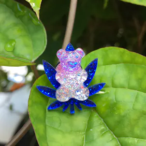 Photo of CannaBears Jewelry PIN - "Blue Dreams, Pink Passions!"