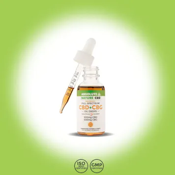 Photo of Full Spectrum 1000mg CBG & CBD Oil Drops / Tincture – 30ml – <0.3% THC