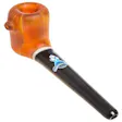 Product image for 6" Manhattan Traditional Wood Grain Glass Pipe