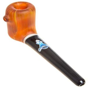 Photo of 6" Manhattan Traditional Wood Grain Glass Pipe