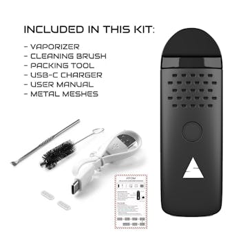 Photo of DubCharge Atom Dry Herb Vaporizer Kit - Discreet, Flameless, Palm-Sized | Blue