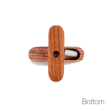 Photo of Bubinga Dugout with Silverstick