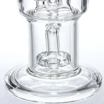 Photo of 8" Stereo to J-Hook Barrel Perc Water Pipe