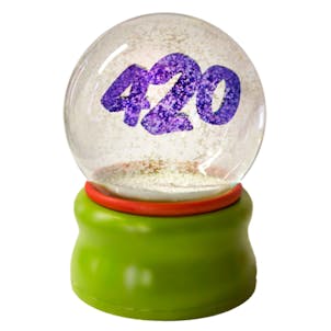 Photo of 420 Smoke Gets In Your Eyes Snow Globe