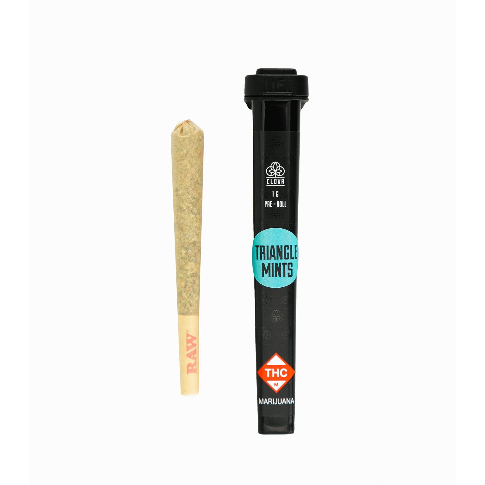 CLOVR: CLOVR - Pre-rolls- 1 gram - Triangle Mints | Leafly