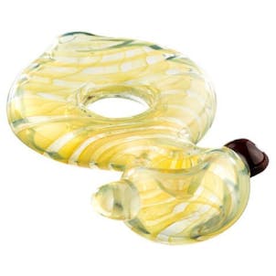 Photo of "O Ring" Fumed Glass Spoon Pipe