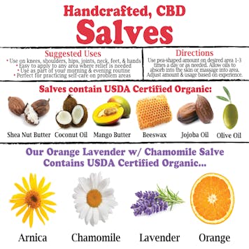 Photo of Orange Lavender w/ Chamomile 1X Herbal Salve (300mg CBD)