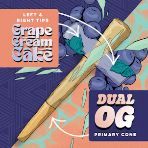 Photo of Grape Cream Cake x Dual OG Cross Joint