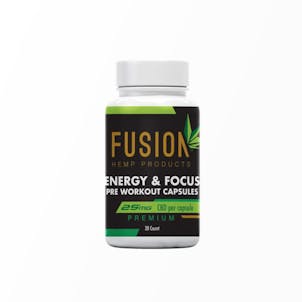 Product image for Fusion CBD Capsules for Energy and Focus
