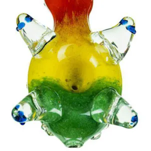 Photo of "Dichro Striped Rasta Turtle" Pipe