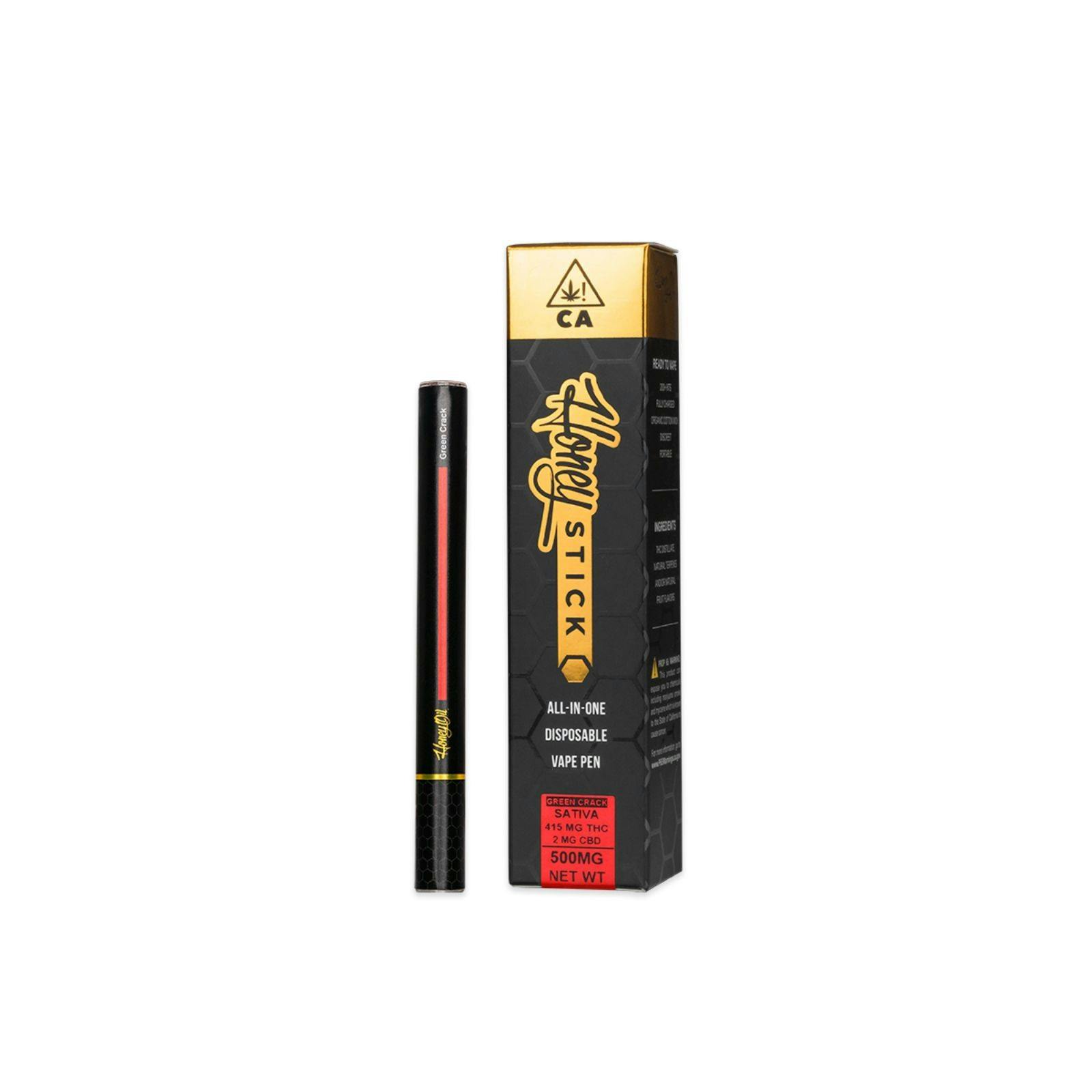 Honey Oil Green Crack Thc Disposable Vape Leafly