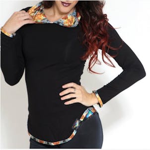 Photo of Jumbie Art Owl Women's Hooded Shirt