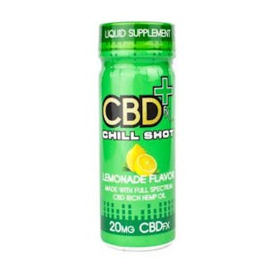 Photo of CBDfx Lemonade Chill Shot (20mg CBD)