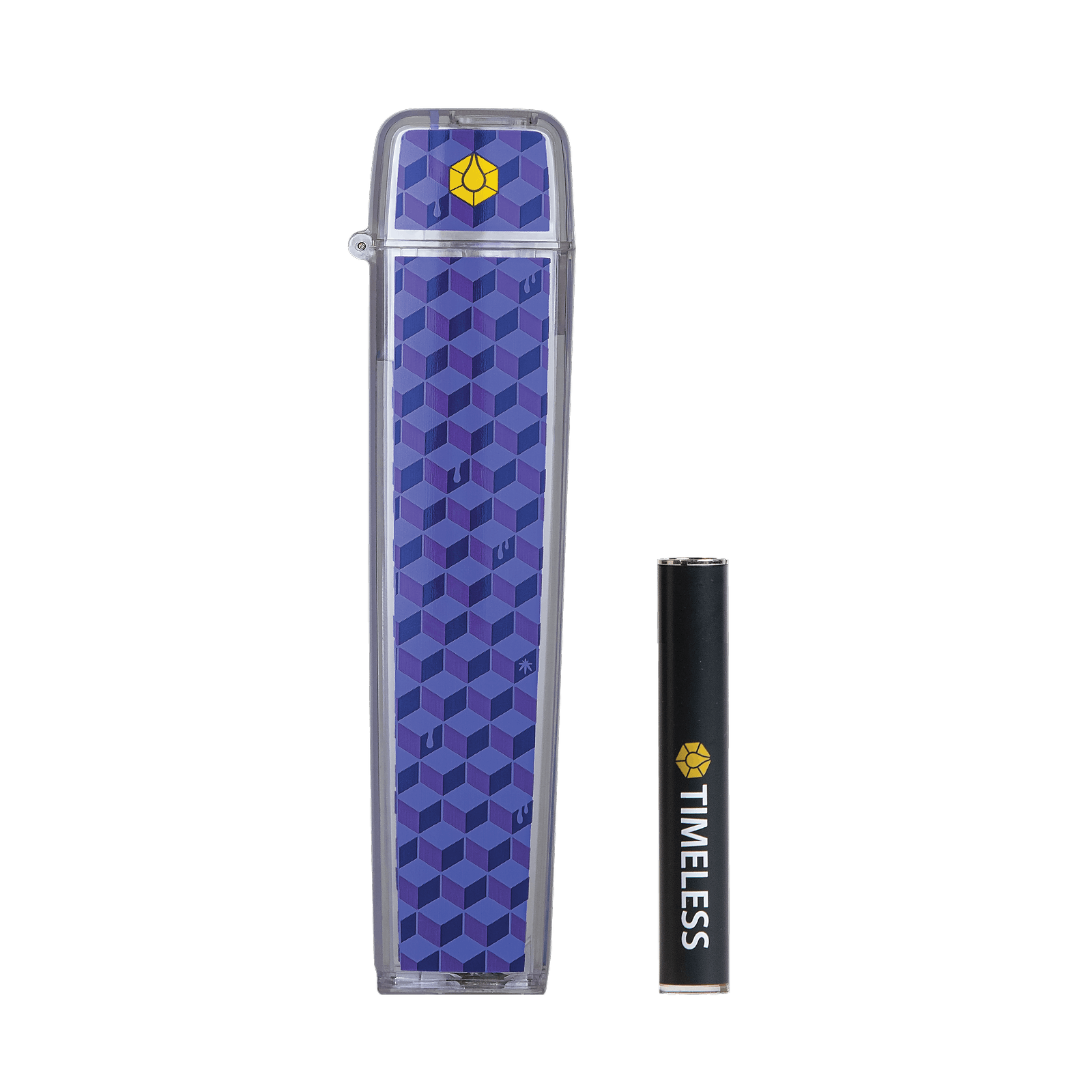 Timeless Vapes Timeless Purple Flip Case And Battery Combo 1000mg Leafly 6840