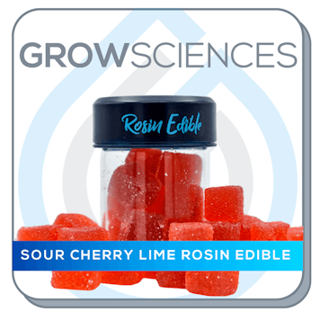 Photo of Sour Cherry Lime Rosin Edible (100mg)