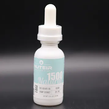 Photo of 30ml premium CBD isolate tincture Natural