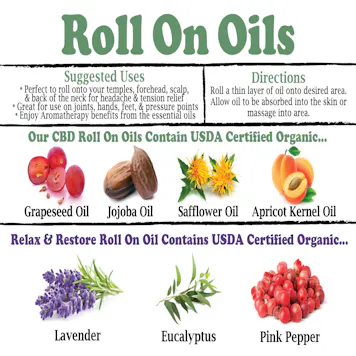 Photo of Relax & Restore Roll On Blend (100mg CBD, 10mL)