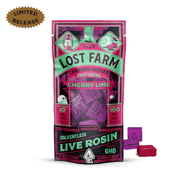 Cherry Lime GMO Lost Farm Chews