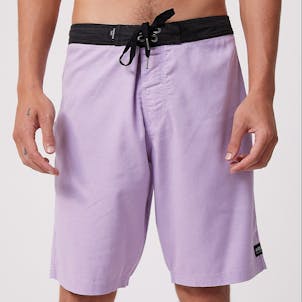Photo of Afends Mens Surf Related - THC Essentials - Hemp Fixed Waist Boardshorts - Orchid