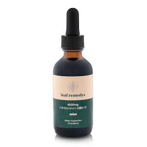 Photo of 60ML Full Spectrum CBD tincture Mint- 4000mg