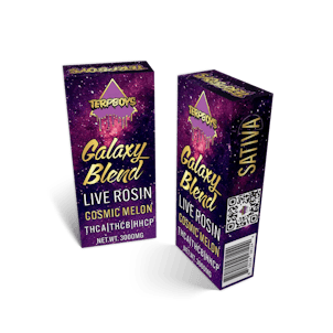 Photo of 3G Galaxy Blend Disposable Vape Cosmic Melon Live Rosin Sativa