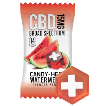 Photo of Candy Head 15mg Broad Spectrum CBD Lozenges - (box of 50)