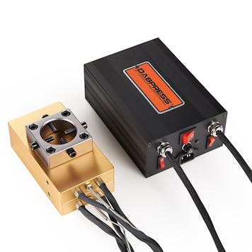 Photo of dp-rp47 4x7" Rosin Press Plates Kits With 4pc Heaters - Buy from Dabpress.com