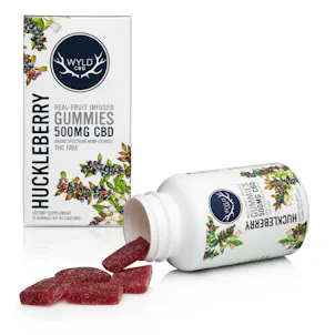 Photo of Huckleberry CBD Gummies | 500mg | 20-pack
