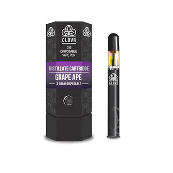 Photo of CLOVR - disposable vape pen - 300 mg - distillate - Grape Ape