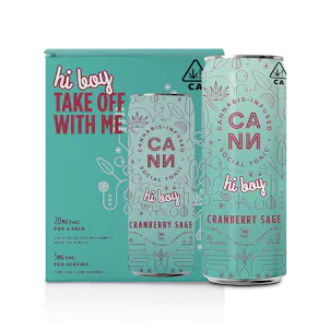 Photo of Cranberry Sage Hi Boy - Cann Social Tonic (4pk)