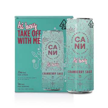 Photo of Cranberry Sage Hi Boy - Cann Social Tonic (4pk)