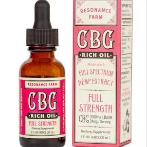 Photo of CBG Rich Oil Full Strength Formula (1 fl. oz.) 2000mg