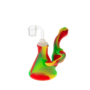 Photo of Compact Silicone Recycler Dab Rig