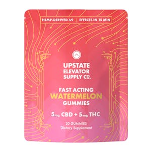 Photo of 5mg THC + 5mg CBD Watermelon Gummies, 20ct