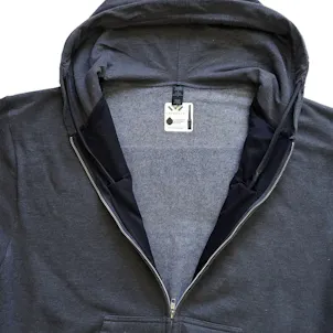 Photo of Classic Full-Zip Hoodie, Heavyweight Cotton, Long-Sleeve, Charcoal
