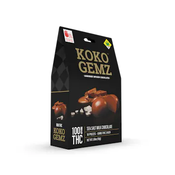 Photo of Sea Salt Milk Chocolate 100mg 10-pack