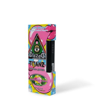 Photo of Bubble Gum Live Resin Delta 8 Titanz Disposable — 2 Grams