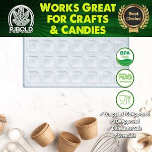 Photo of 10mL Square Mold, 28 Cavity, Polycarbonate P1007