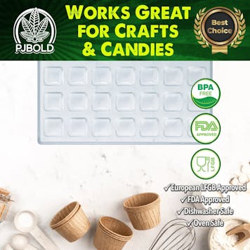 Photo of 10mL Square Mold, 28 Cavity, Polycarbonate P1007