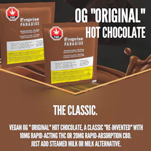 Photo of OG "Original" Vegan & Organic Hot Chocolate - 10mg Rapid Nano THC