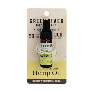 Photo of Certified Organic Hemp Oil - Lemon Ginger