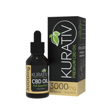 Photo of Kurativ CBD Oil Full Spectrum 3000mg Unflavored