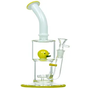Photo of 11" Circ Perc Duck Glass Bong