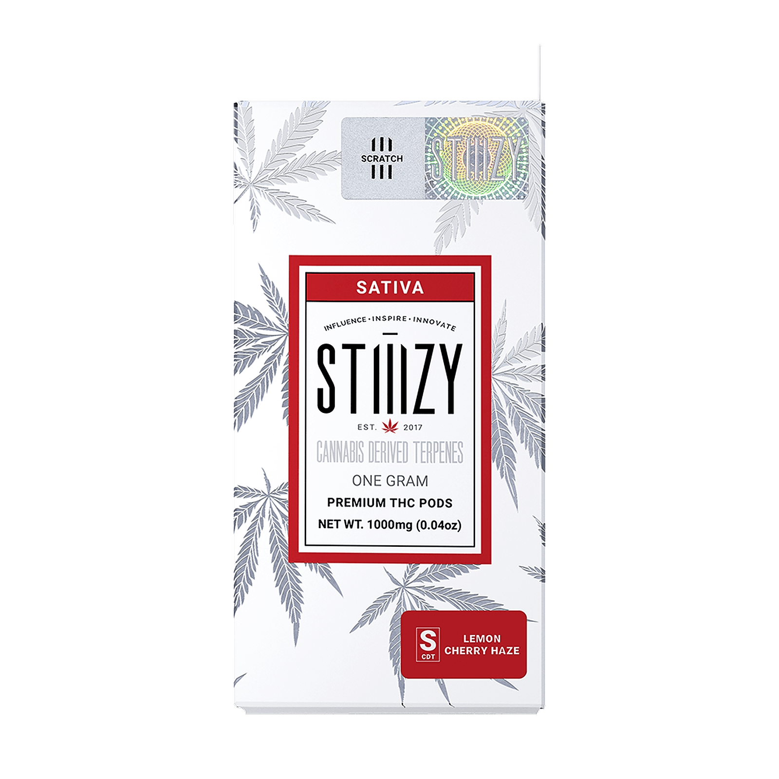STIIIZY LEMON CHERRY HAZE CANNABIS DERIVED TERPENES POD 1G Leafly