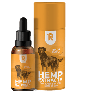 Photo of Hemp Extract CBD Oil Drops for Large Dogs 500mg Bacon Flavor