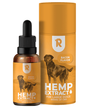 Photo of Hemp Extract CBD Oil Drops for Large Dogs 500mg Bacon Flavor