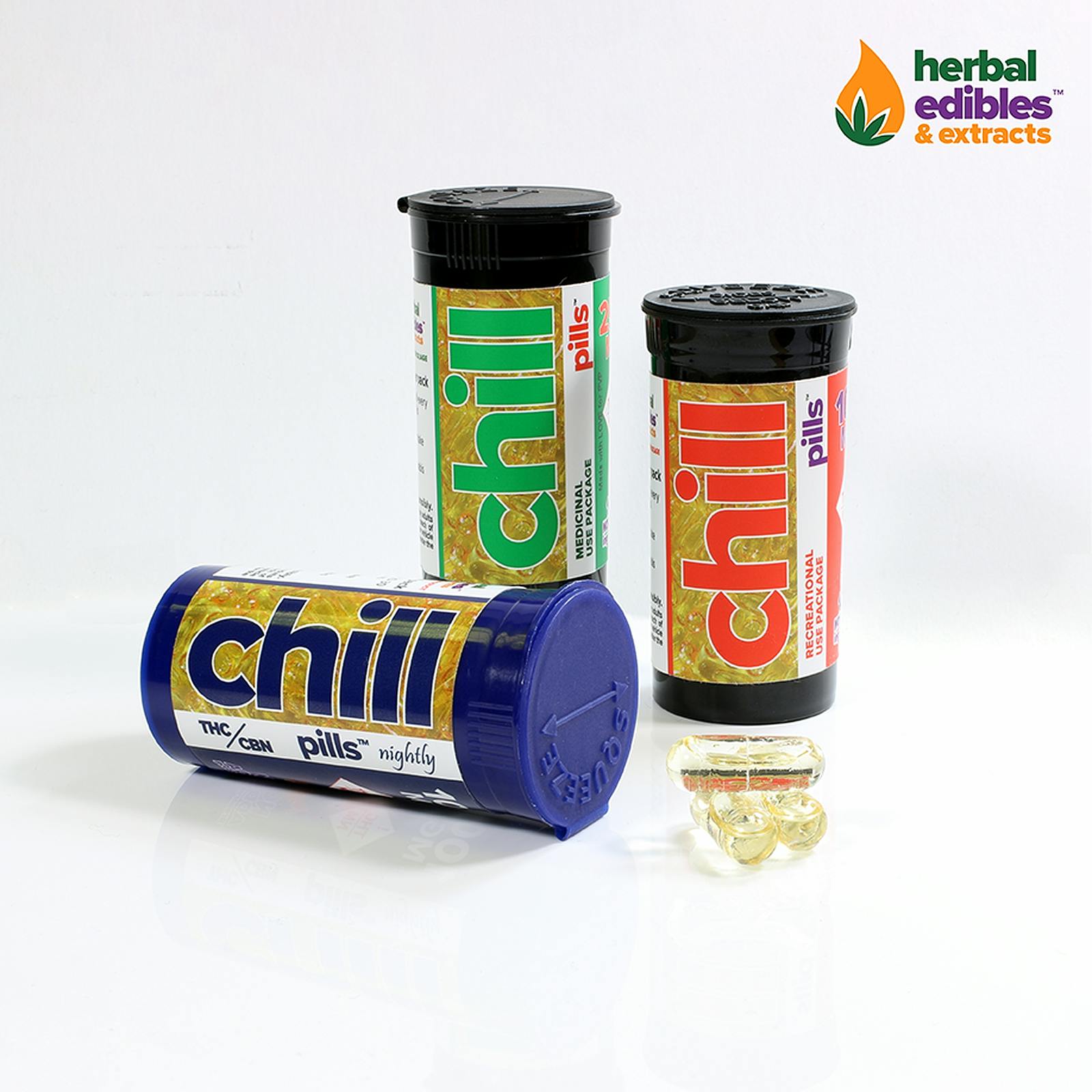 Herbal Edibles & Extracts Chill Pills Leafly
